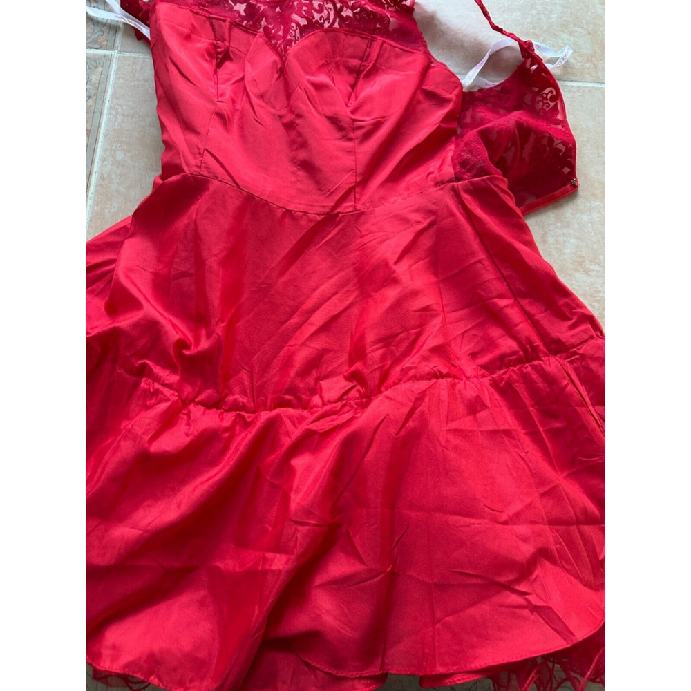 Worn Twice! Dancing Queen Dama Dress Red youth size L - Picture 5 of 15